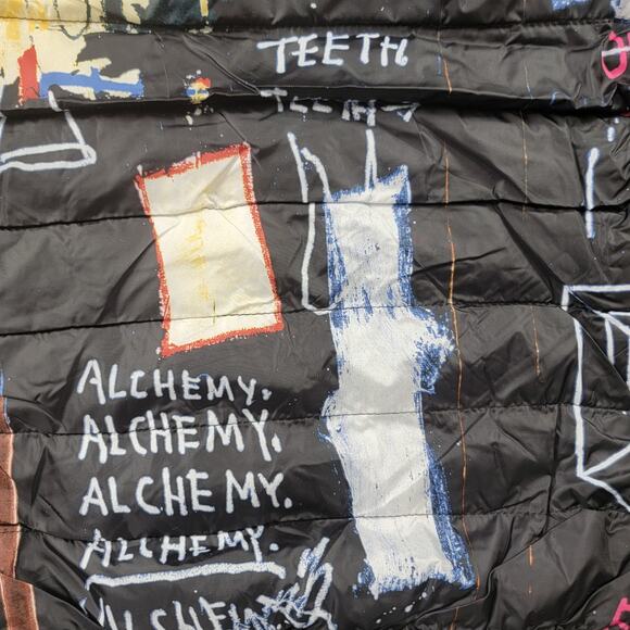 Jean-Michel Basquiat x Members Only 'Alchemy' Puffer Jacket Sz L (565) - Picture 6 of 13